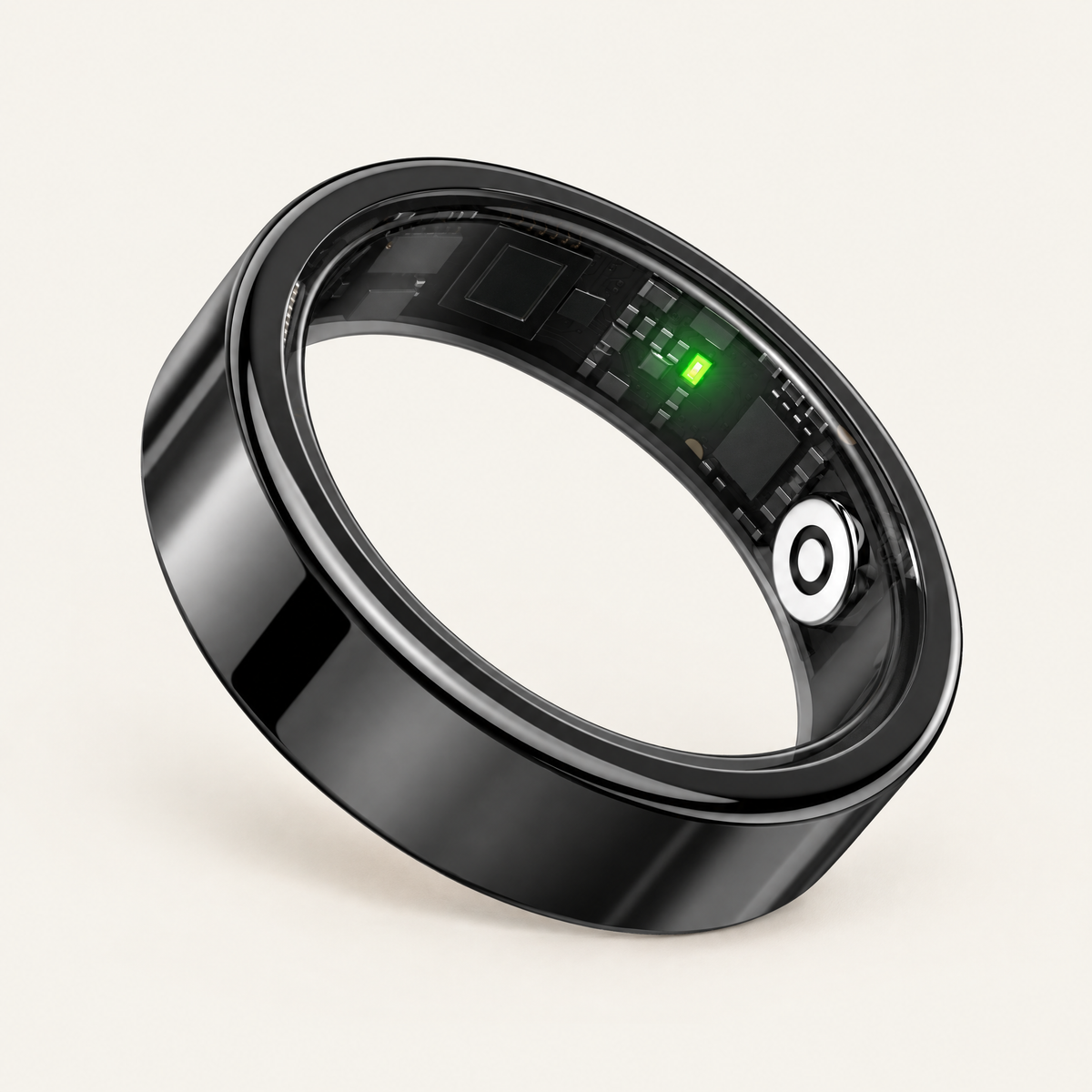 CIRCA smart ring, black